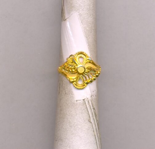 GOLD RING LADIES PLAIN FANCY