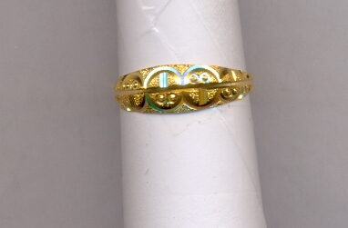 GOLD RING LADIES PLAIN FANCY