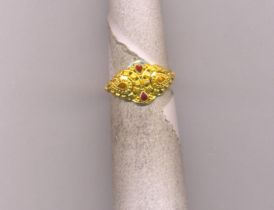GOLD RING LADIES PLAIN FANCY