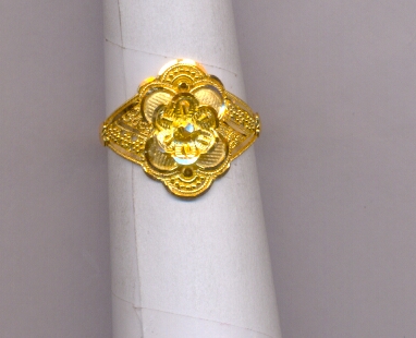 GOLD RING LADIES PLAIN FANCY