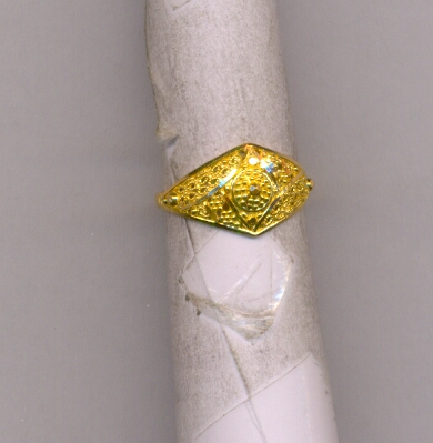 GOLD RING LADIES PLAIN FANCY