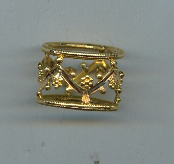 GOLD RING LADIES PLAIN FANCY
