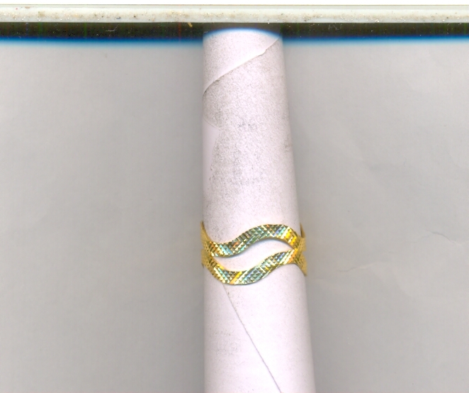 GOLD RING LADIES PLAIN FANCY