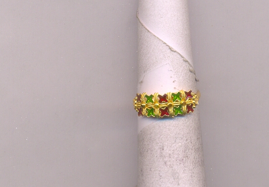 GOLD RING LADIES PLAIN FANCY