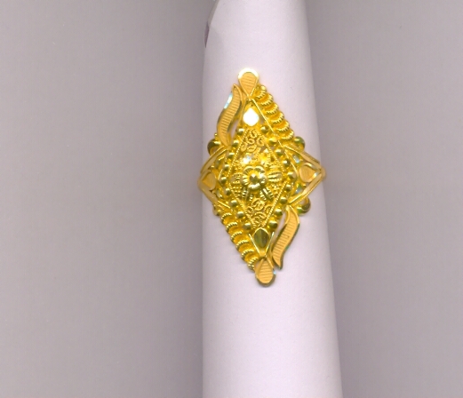 GOLD RING LADIES PLAIN FANCY