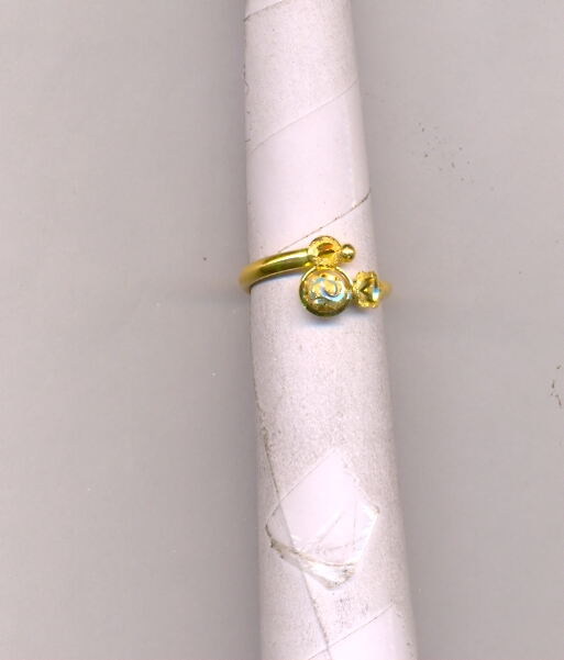 GOLD RING LADIES PLAIN FANCY