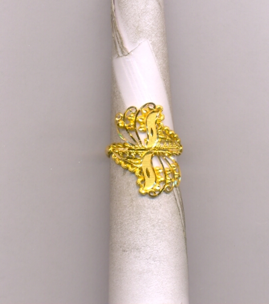GOLD RING LADIES PLAIN FANCY