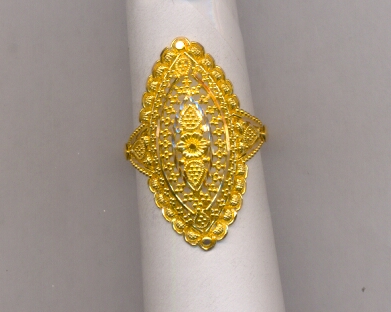 GOLD RING LADIES PLAIN FANCY