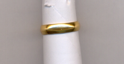 GOLD RING LADIES PLAIN FANCY