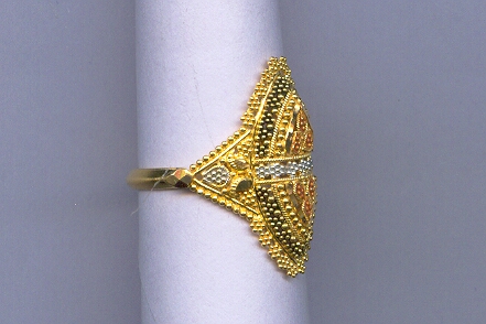 GOLD RING LADIES PLAIN FANCY