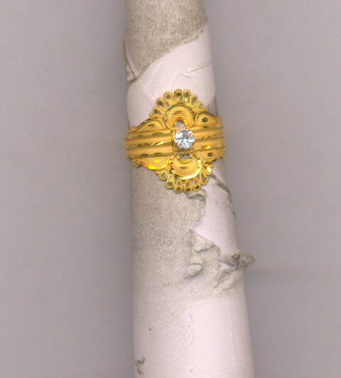 GOLD RING LADIES PLAIN FANCY