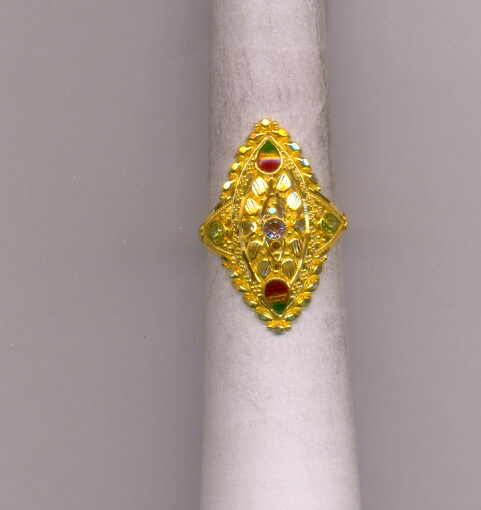 GOLD RING LADIES PLAIN FANCY