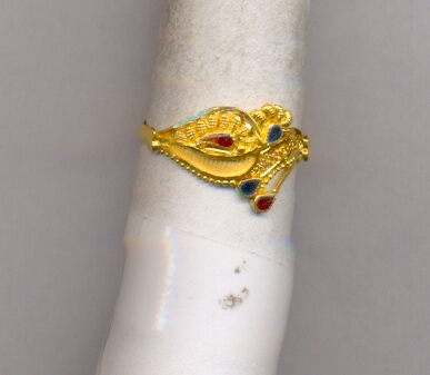 GOLD RING LADIES PLAIN FANCY