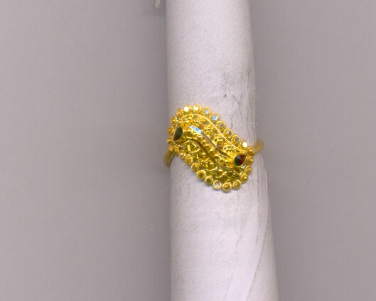 GOLD RING LADIES PLAIN FANCY