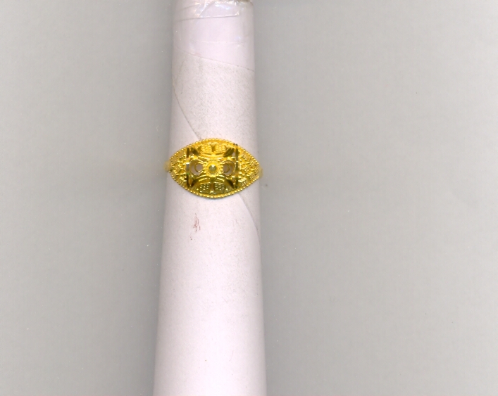 GOLD RING LADIES PLAIN FANCY