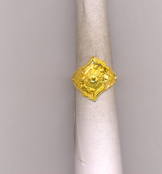 GOLD RING LADIES PLAIN FANCY
