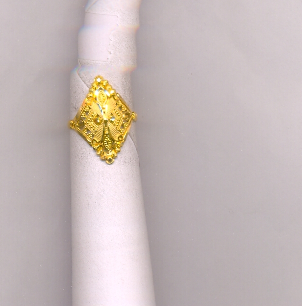 GOLD RING LADIES PLAIN FANCY