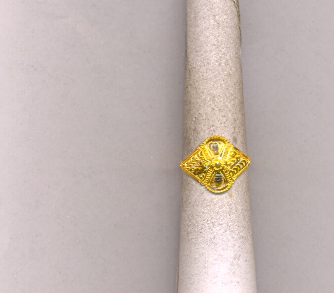 GOLD RING LADIES PLAIN FANCY