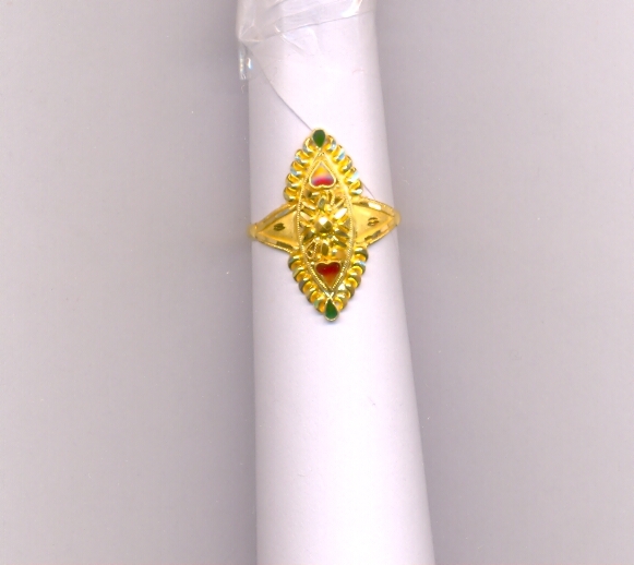 GOLD RING LADIES PLAIN FANCY