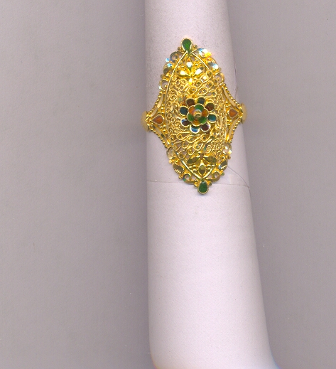 GOLD RING LADIES PLAIN FANCY
