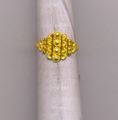 GOLD RING LADIES PLAIN FANCY