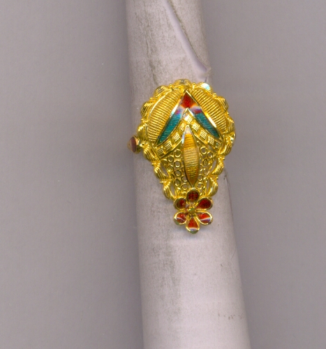 GOLD RING LADIES PLAIN FANCY