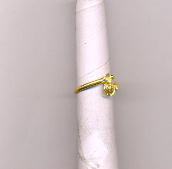 GOLD RING LADIES PLAIN FANCY