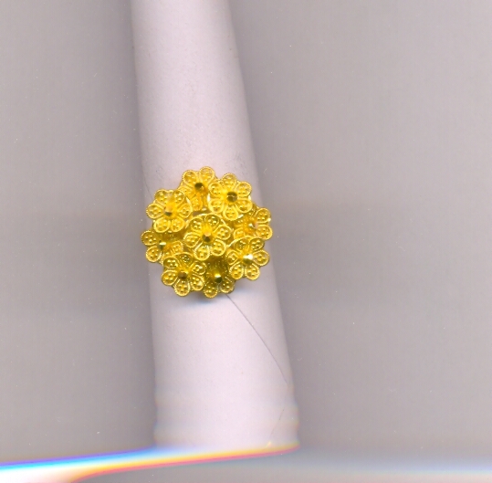 GOLD RING LADIES PLAIN FANCY