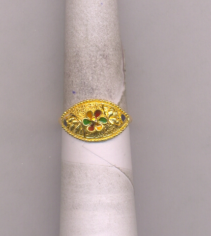 GOLD RING LADIES PLAIN FANCY