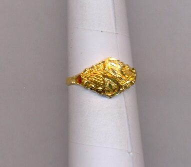 GOLD RING LADIES PLAIN FANCY