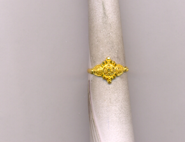 GOLD RING LADIES PLAIN FANCY