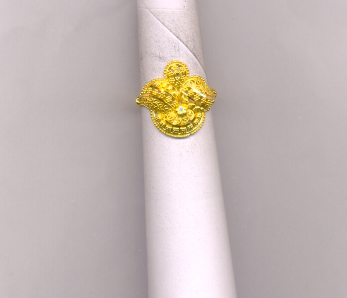 GOLD RING LADIES PLAIN FANCY