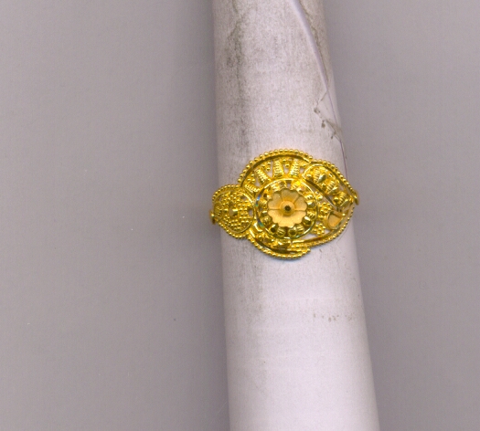 GOLD RING LADIES PLAIN FANCY