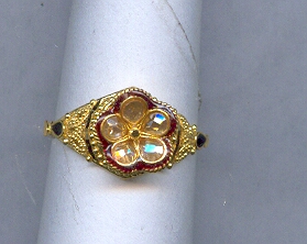 GOLD RING LADIES PLAIN FANCY