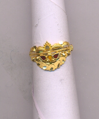 GOLD RING LADIES PLAIN FANCY