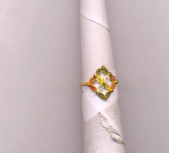 GOLD RING LADIES PLAIN FANCY