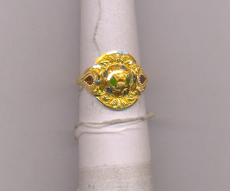 GOLD RING LADIES PLAIN FANCY