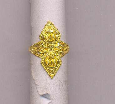 GOLD RING LADIES PLAIN FANCY