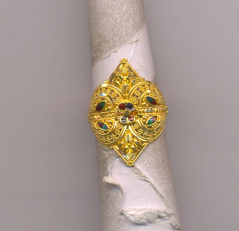 GOLD RING LADIES PLAIN FANCY