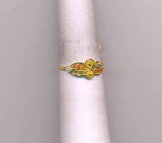 GOLD RING LADIES PLAIN FANCY