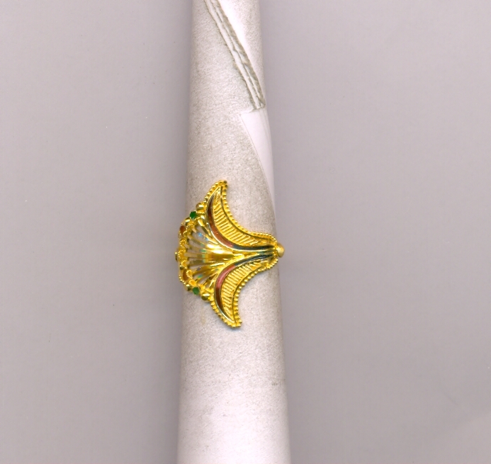 GOLD RING LADIES PLAIN FANCY