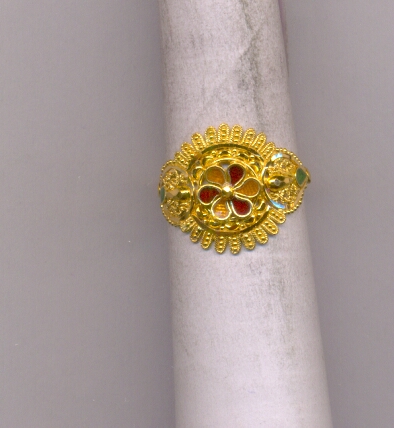 GOLD RING LADIES PLAIN FANCY
