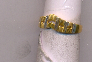 GOLD RING LADIES PLAIN FANCY
