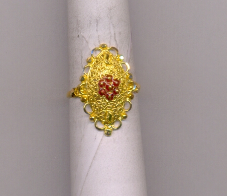 GOLD RING LADIES PLAIN FANCY