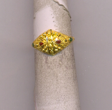 GOLD RING LADIES PLAIN FANCY