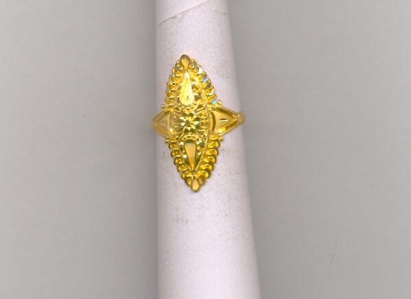 GOLD RING LADIES PLAIN FANCY