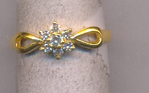 GOLD RING LADIES PLAIN FANCY