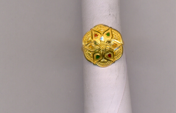 GOLD RING LADIES PLAIN FANCY