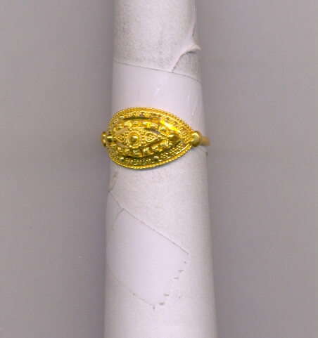 GOLD RING LADIES PLAIN FANCY