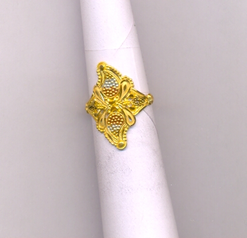GOLD RING LADIES PLAIN FANCY